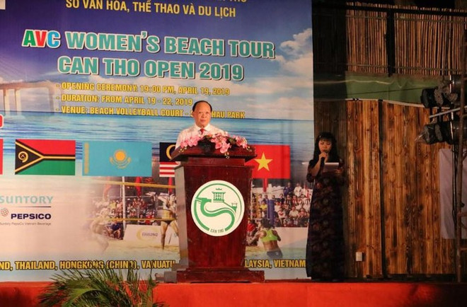 2019年亚洲女子沙滩排球比赛在芹苴市开幕 ảnh 1 2019年亚洲女子沙滩排球比赛在芹苴市开幕 ảnh 1