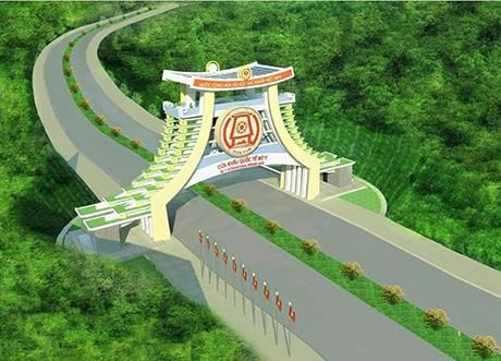 昆嵩省保障布依国际口岸——国门工程按序时进度顺利推进 ảnh 1 昆嵩省保障布依国际口岸——国门工程按序时进度顺利推进 ảnh 1