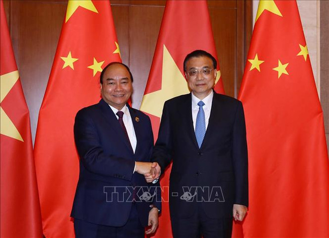 越南政府总理阮春福与中国国务院总理李克强举行会谈 ảnh 1 越南政府总理阮春福与中国国务院总理李克强举行会谈 ảnh 1