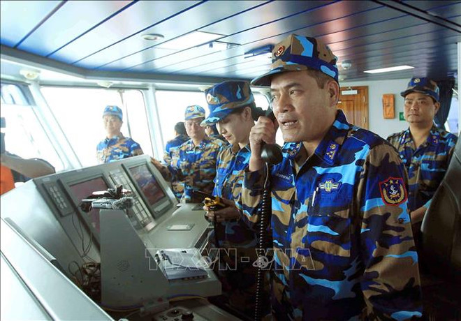 2019年越中北部湾共同渔区海上联合检查行动圆满结束 ảnh 2 2019年越中北部湾共同渔区海上联合检查行动圆满结束 ảnh 2