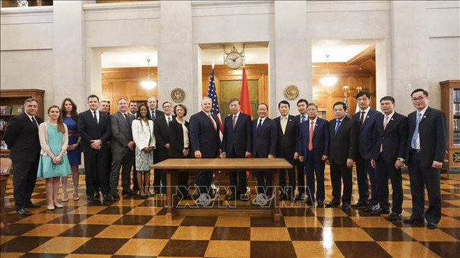 越南公安部与美国各部门加强合作 ảnh 2 越南公安部与美国各部门加强合作 ảnh 2