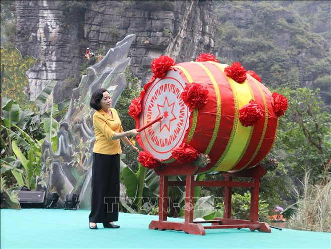 2019年长安庙会在宁平省举行 ảnh 1