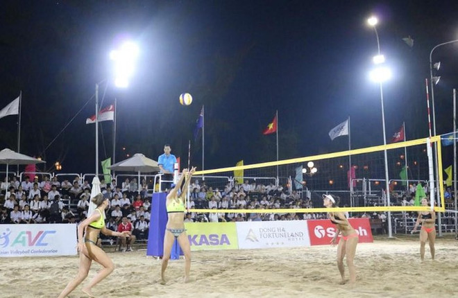 2019年亚洲女子沙滩排球比赛在芹苴市开幕 ảnh 2 2019年亚洲女子沙滩排球比赛在芹苴市开幕 ảnh 2