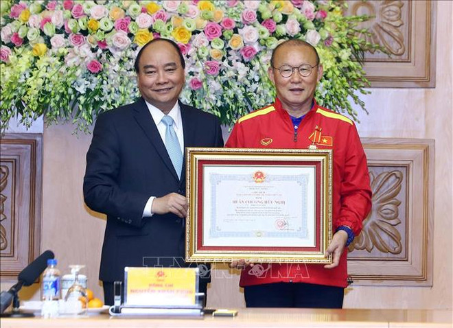 政府总理阮春福:足球是一个爱国主义运动 激发民族自豪感 ảnh 3 政府总理阮春福:足球是一个爱国主义运动 激发民族自豪感 ảnh 3