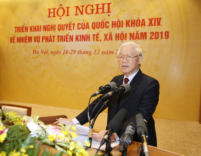 阮富仲:2019年要优先实施四大核心任务 ảnh 2 阮富仲:2019年要优先实施四大核心任务 ảnh 2