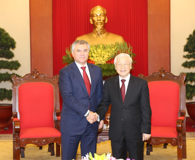 俄罗斯国家杜马主席圆满结束对越南进行的正式访问 ảnh 2 俄罗斯国家杜马主席圆满结束对越南进行的正式访问 ảnh 2