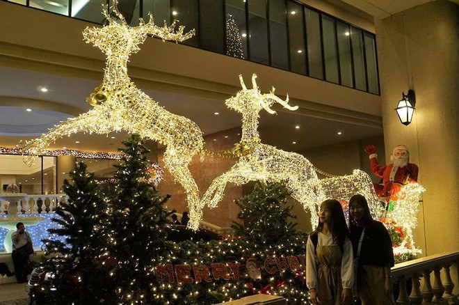 胡志明市年轻人提前迎接圣诞节 ảnh 3