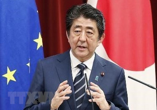 日本首相承诺与东盟合作解决海洋垃圾问题与保护自由贸易和航行秩序 ảnh 1