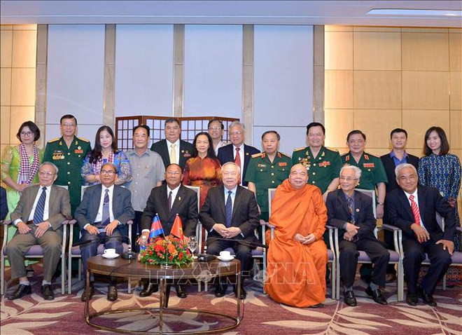 柬埔寨国会主席韩桑林圆满结束对越南的正式访问 ảnh 1