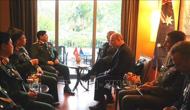 越南防长出席美国国防部长与东盟防长会晤 ảnh 1 越南防长出席美国国防部长与东盟防长会晤 ảnh 1