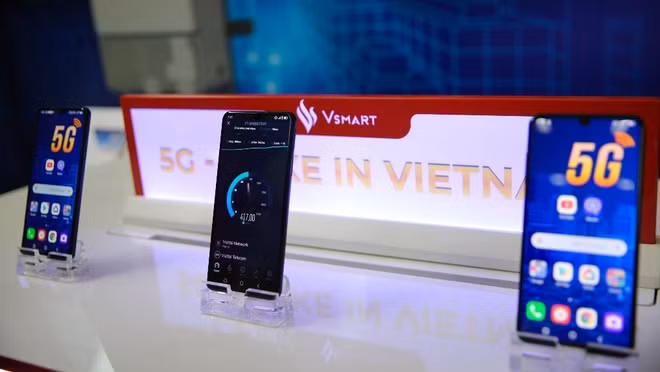 越南首次成功研发5G手机 ảnh 1