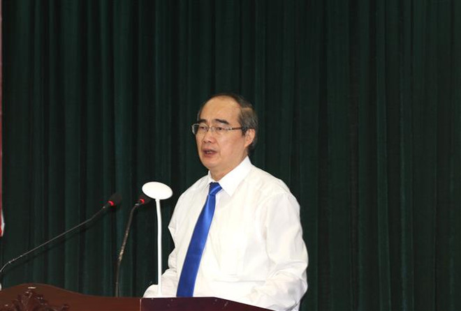 胡志明市市委书记阮善仁:进一步发挥全国经济火车头的作用 ảnh 2 胡志明市市委书记阮善仁:进一步发挥全国经济火车头的作用 ảnh 2