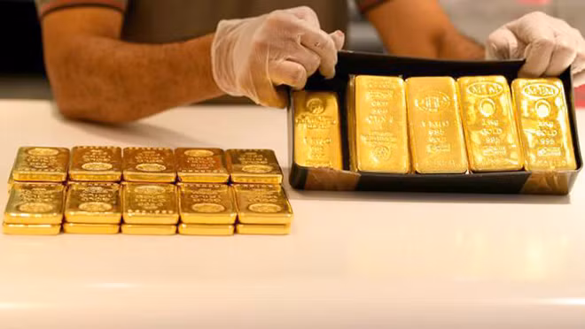 越南国内黄金价格上调20万越盾一两 ảnh 1