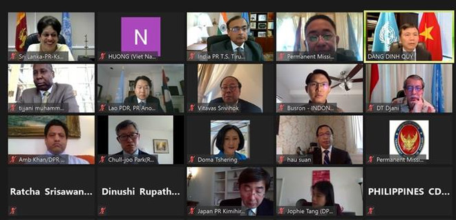 联合国以视频方式举行佛诞大典 ảnh 1