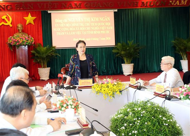 越南国会主席阮氏金银:平福省促进增长模式转型 努力提升其竞争力 ảnh 1 越南国会主席阮氏金银:平福省促进增长模式转型 努力提升其竞争力 ảnh 1