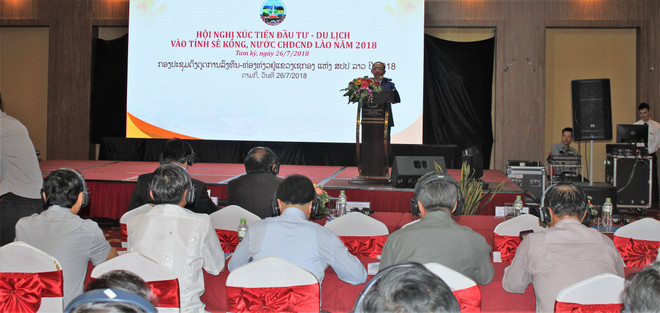 老挝塞贡省在越南举行旅游投资促进会 ảnh 1 老挝塞贡省在越南举行旅游投资促进会 ảnh 1