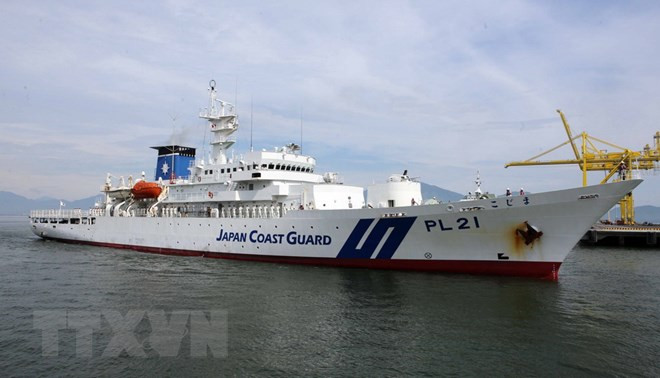 日本海上警卫队小岛级训练舰访问岘港市 ảnh 1 日本海上警卫队小岛级训练舰访问岘港市 ảnh 1