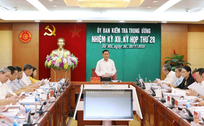 越共中央检查委员会召开第28次会议 ảnh 1 越共中央检查委员会召开第28次会议 ảnh 1