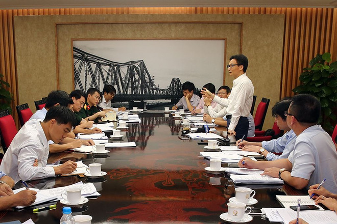 越南政府副总理武德儋主持召开4G网络发展会议 ảnh 1