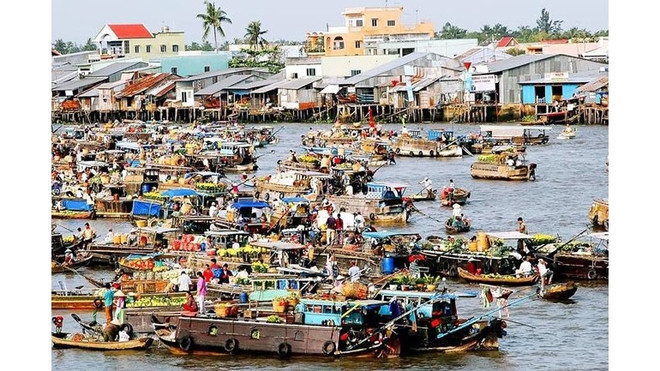 越南西部水上生活的引人入胜的景点 ảnh 1 越南西部水上生活的引人入胜的景点 ảnh 1