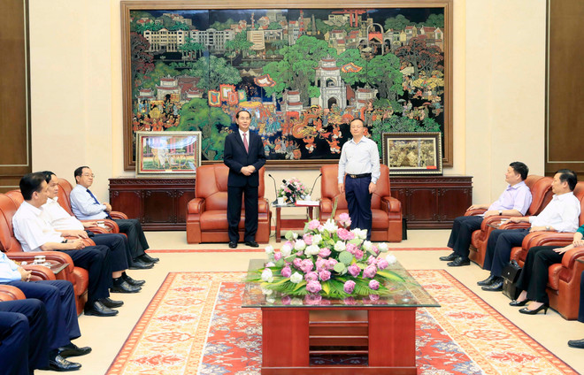 国家主席陈大光莅临兴安省调研 ảnh 1 国家主席陈大光莅临兴安省调研 ảnh 1