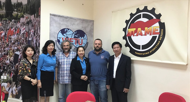 越南劳动联合会访问希腊 ảnh 2