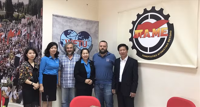 越南劳动联合会访问希腊 ảnh 2