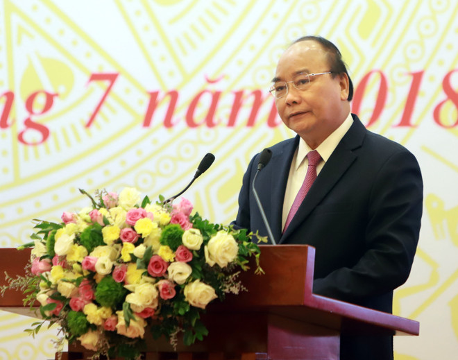 政府总理阮春福出席“国家一站式服务机制、东盟一站式服务机制”全国专题会议 ảnh 3 政府总理阮春福出席“国家一站式服务机制、东盟一站式服务机制”全国专题会议 ảnh 3