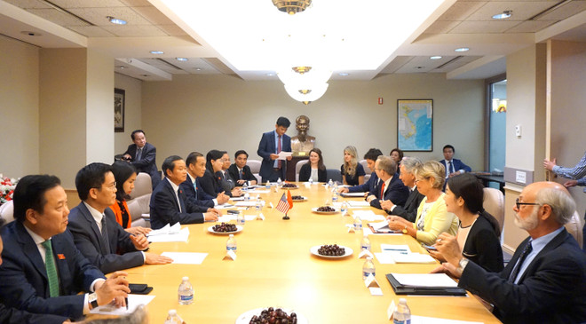国会副主席杜伯巳美国之行:进一步加强越美全面伙伴关系 ảnh 1 国会副主席杜伯巳美国之行:进一步加强越美全面伙伴关系 ảnh 1