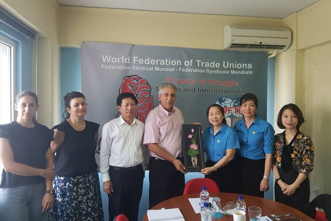 越南劳动联合会访问希腊 ảnh 1