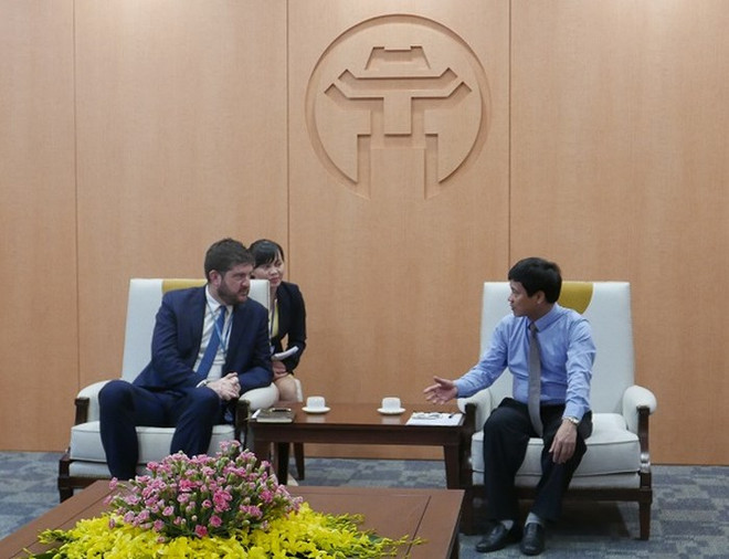 河内领导代表会见联合国教科文组织驻越南首席代表 ảnh 1 河内领导代表会见联合国教科文组织驻越南首席代表 ảnh 1