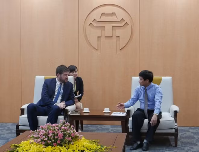 河内领导代表会见联合国教科文组织驻越南首席代表 ảnh 1
