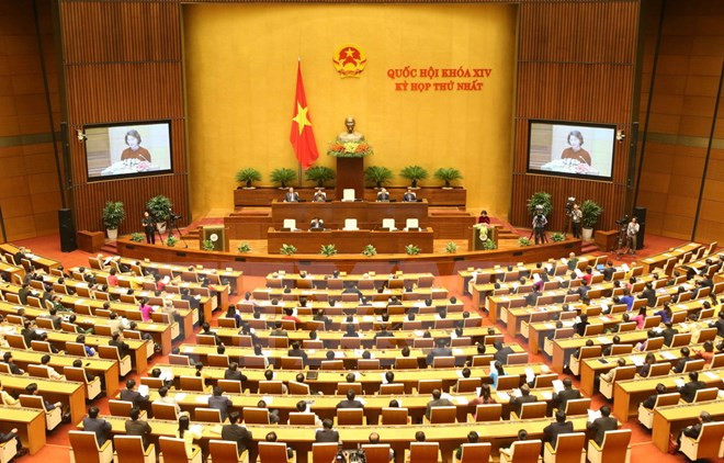 第十四届国会第一次会议在河内闭幕 努力完成同胞和选民赋予的重任 ảnh 1 第十四届国会第一次会议在河内闭幕 努力完成同胞和选民赋予的重任 ảnh 1