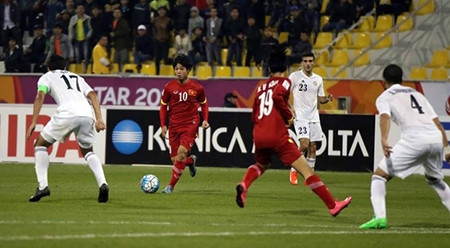 2016年U23亚洲杯:越南队以1比3输给约旦队 ảnh 1 2016年U23亚洲杯:越南队以1比3输给约旦队 ảnh 1