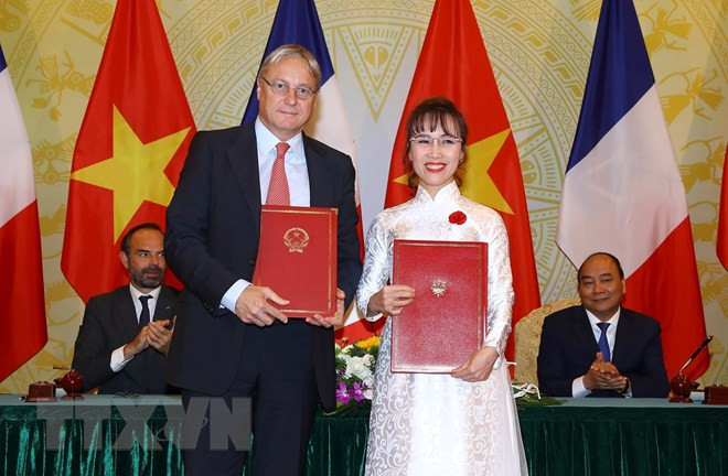 越捷航空公司购买50架空客飞机 合同总值65亿美元 ảnh 1 越捷航空公司购买50架空客飞机 合同总值65亿美元 ảnh 1