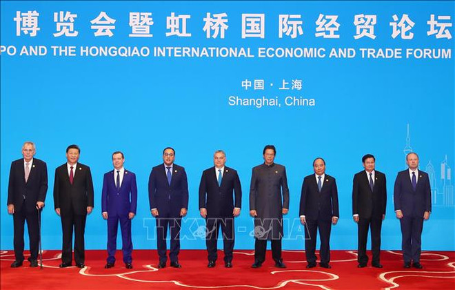 阮春福出席中国国际进口博览会开幕式 ảnh 1 阮春福出席中国国际进口博览会开幕式 ảnh 1