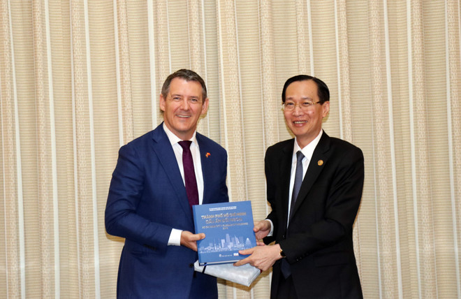 黎清廉会见澳大利亚北领地首席部长 ảnh 1 黎清廉会见澳大利亚北领地首席部长 ảnh 1