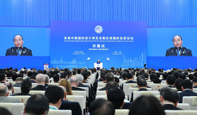 阮春福出席中国进博会之行取得圆满成功 ảnh 1 阮春福出席中国进博会之行取得圆满成功 ảnh 1