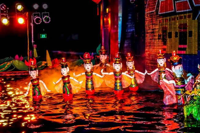 河内举行业余水上木偶戏联欢会 ảnh 1 河内举行业余水上木偶戏联欢会 ảnh 1