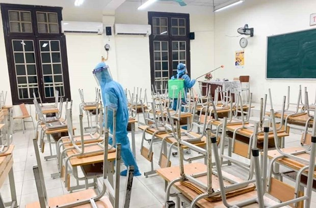 越南全国教育系统激活防疫神经末梢 ảnh 2 越南全国教育系统激活防疫神经末梢 ảnh 2