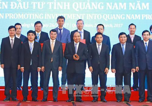 阮春福总理:广南省在投资活动中需实现国家、投资者和人民“三方互惠共赢” ảnh 1 阮春福总理:广南省在投资活动中需实现国家、投资者和人民“三方互惠共赢” ảnh 1