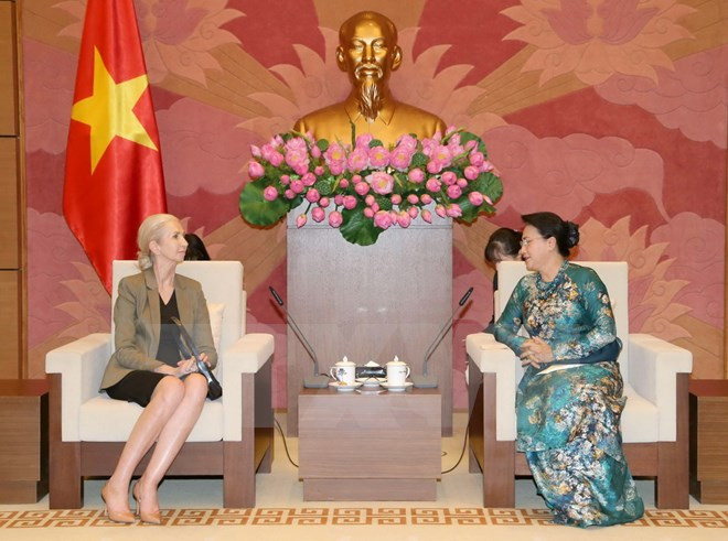 阮氏金银主席会见挪威驻越大使埃里克森 ảnh 1