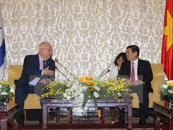 以色列总统鲁文·里夫林访问胡志明市 ảnh 1