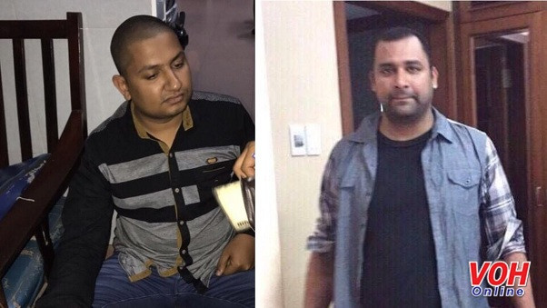 胡志明市公安机关逮捕抢劫财产的两名外国人 ảnh 1