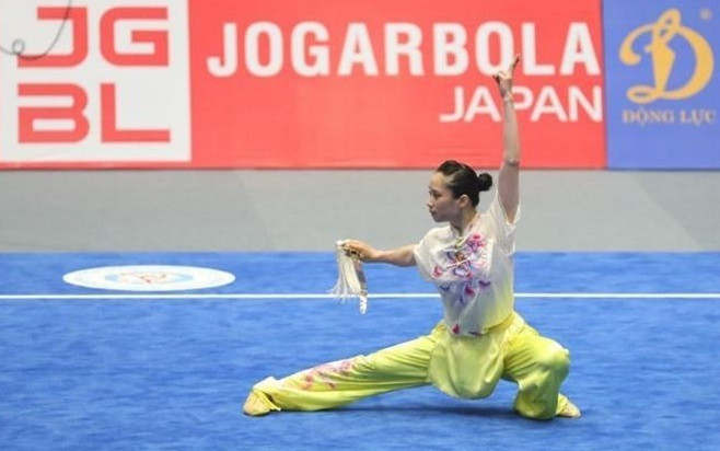 第31届东南亚运动会：越南武术首日比赛获得2枚金牌 ảnh 1