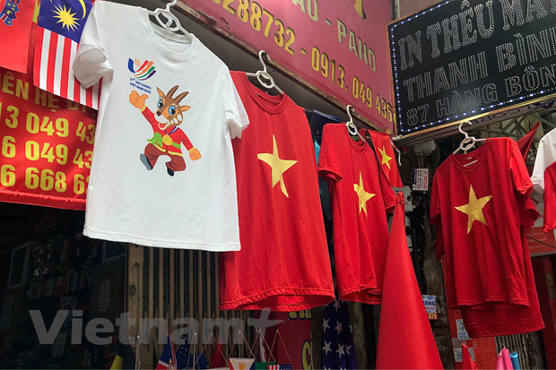 越南人通过纪念品为东运会加油打气 ảnh 1