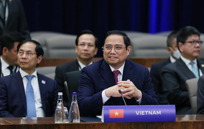 越南政府总理范明政出席东盟-美国特别峰会各场会议 ảnh 1 越南政府总理范明政出席东盟-美国特别峰会各场会议 ảnh 1