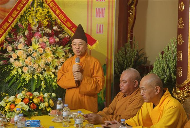 中央民运部部长走访河南省 祝贺2022年佛诞大典 ảnh 2