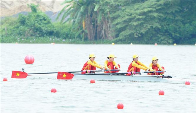 第31届东南亚运动会:划船赛项越南收获两枚金牌 ảnh 1 第31届东南亚运动会:划船赛项越南收获两枚金牌 ảnh 1