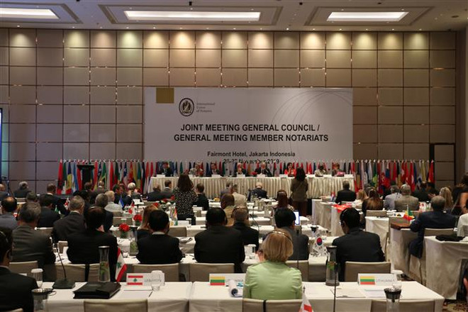 越南出席国际公证联盟第29届大会 ảnh 1 越南出席国际公证联盟第29届大会 ảnh 1